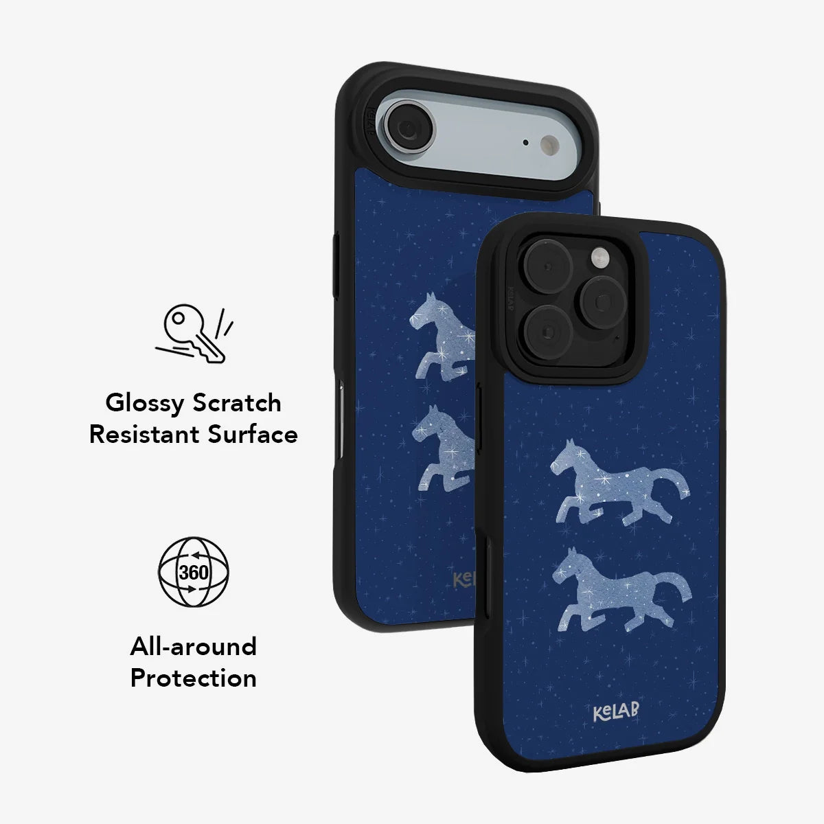 Pegasus Night | Blue Horse Phone Case