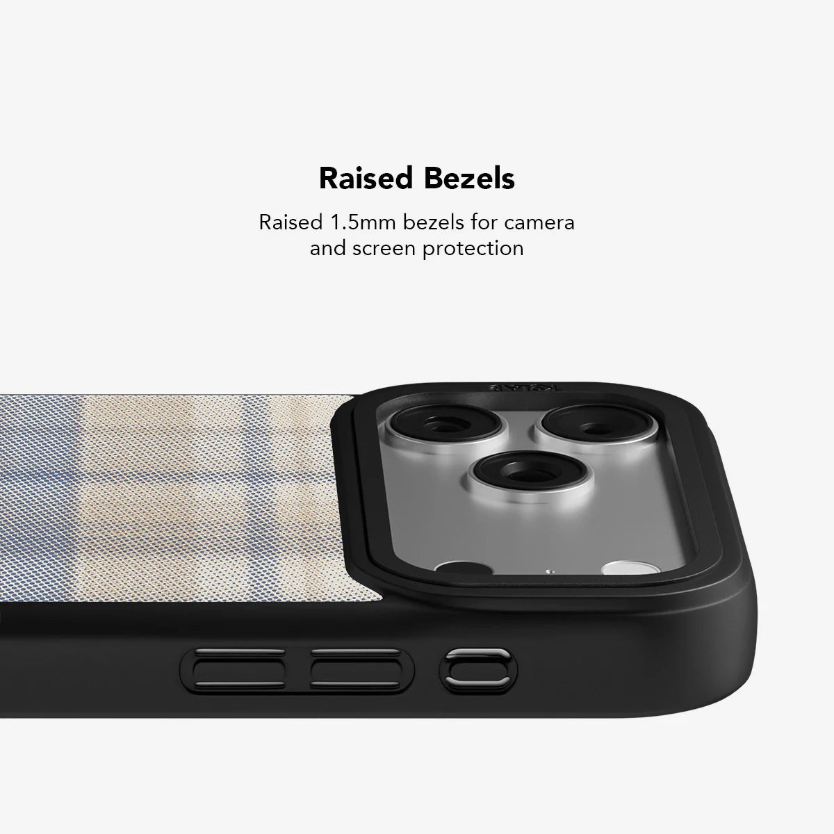 Oatmilk | Beige Flannel Minimalist Phone Case