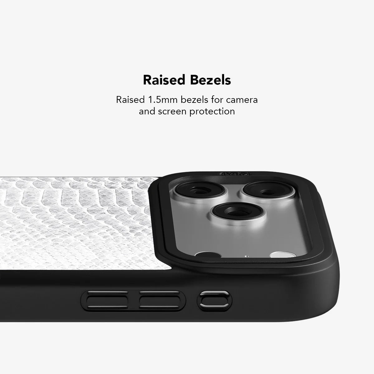 White Venom | Snake Skin Print Phone Case