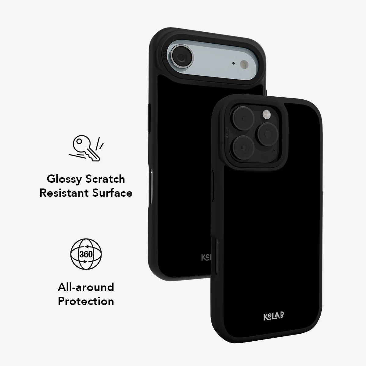 Solid Black Phone Case