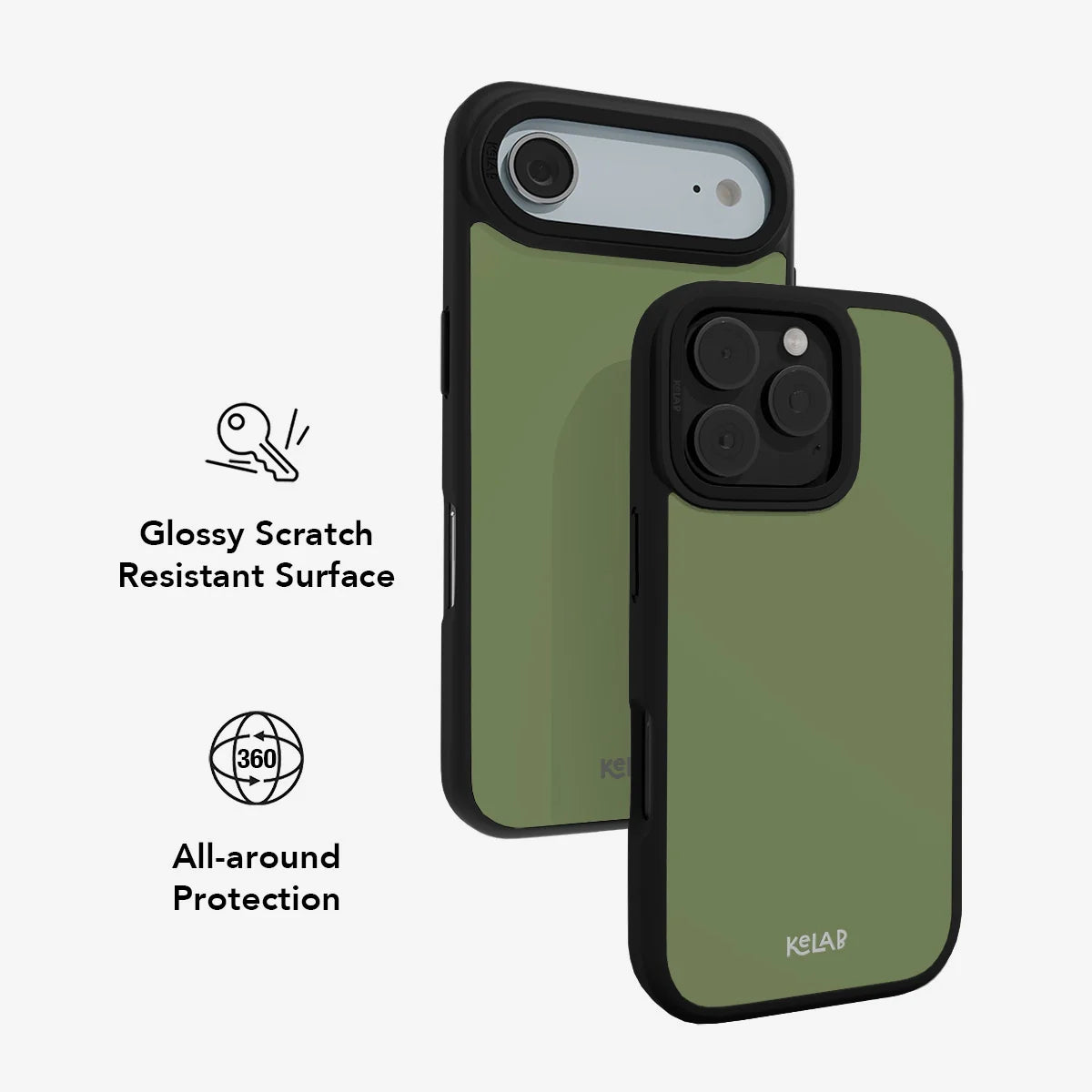 Matcha Bark | Solid Green Phone Case