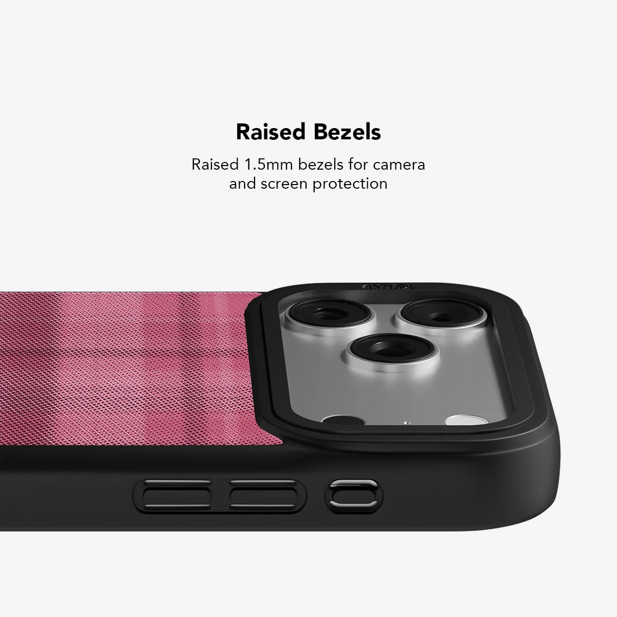 Rosé | Pink Flannel Minimalist Phone Case