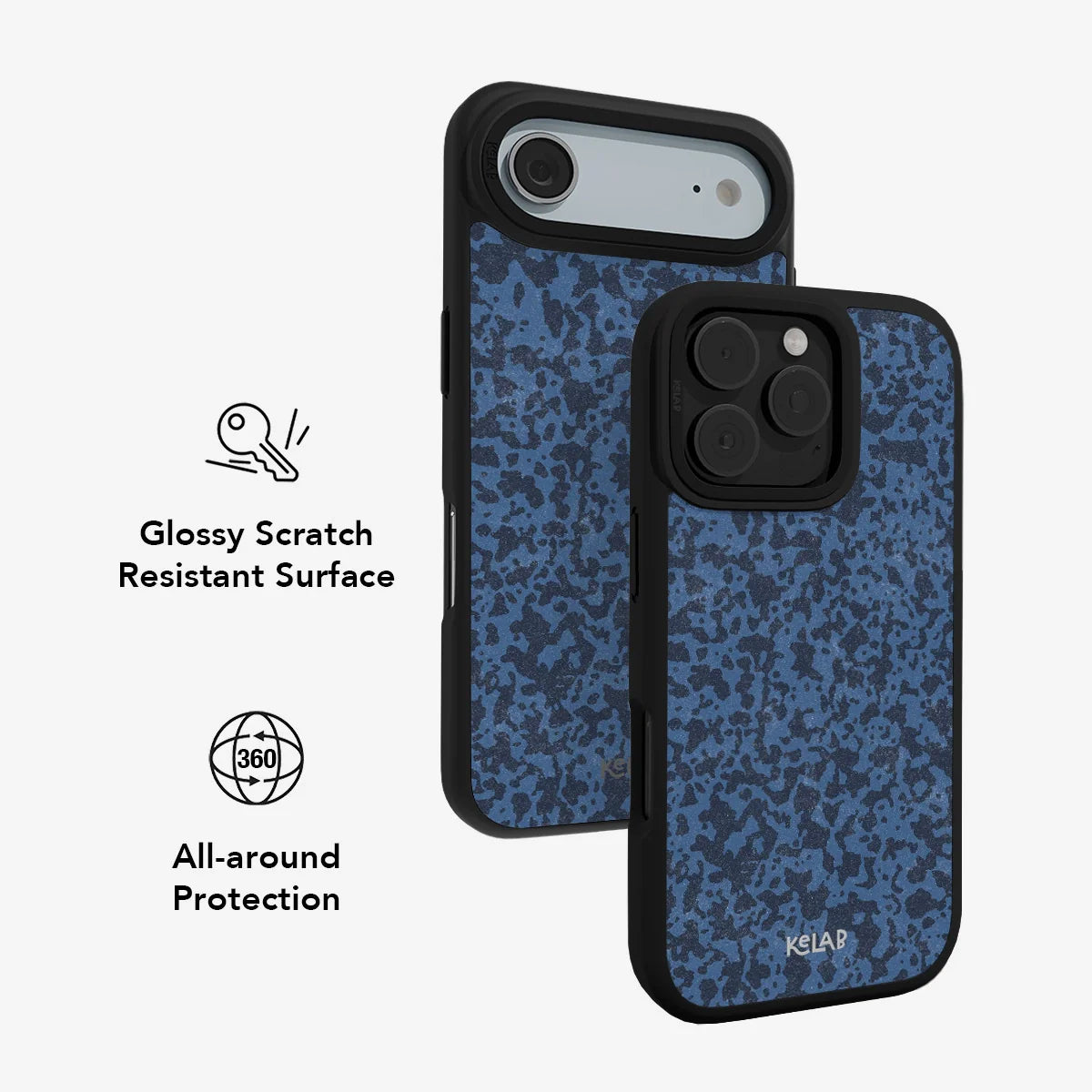 Deep Sea Static | Blue Marble Phone Case