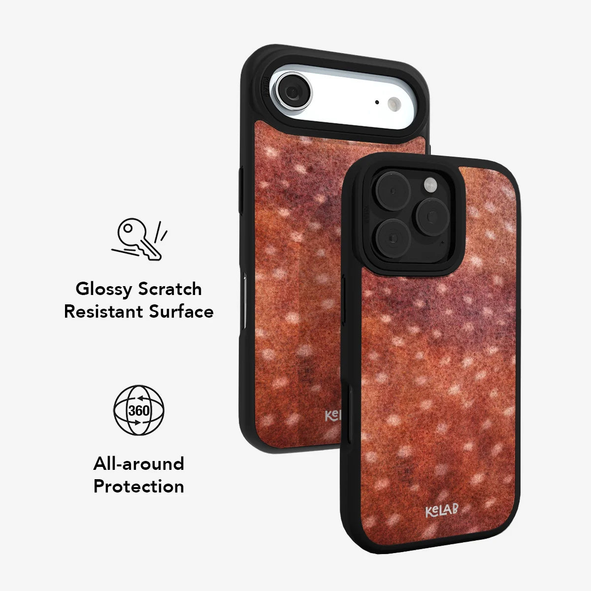 Midnight Fawn | Burnt Orange Fawn Print Phone Case