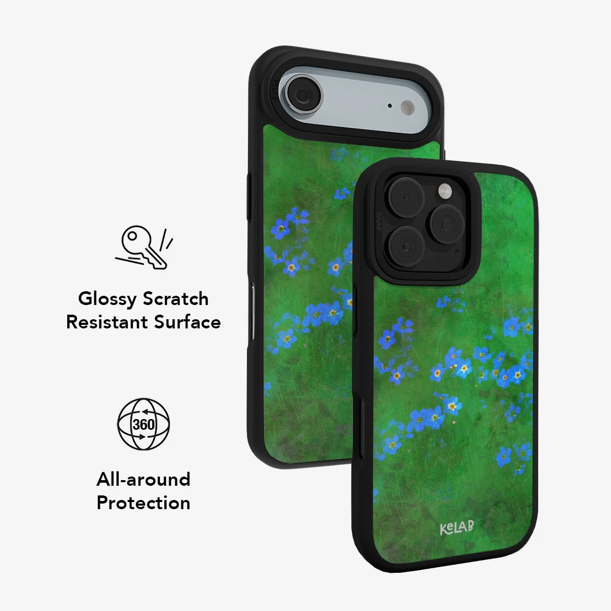 Forget Me Meadow | Vibrant Green Floral Phone Case