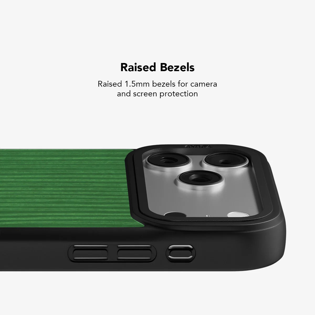 Emerald Drip | Green Stripe Pattern Phone Case