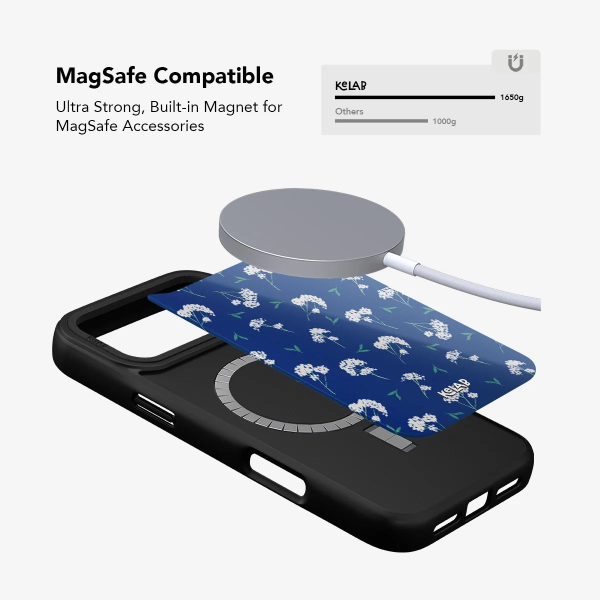 Cobalt Bloom | Blue Floral Phone Case