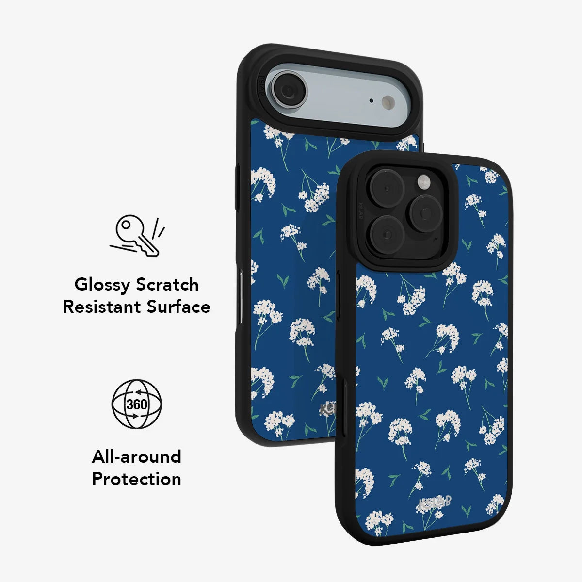 Cobalt Bloom | Blue Floral Phone Case