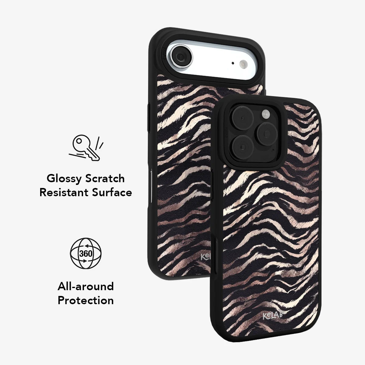 Shadow Striker | Zebra Stripe Phone Case