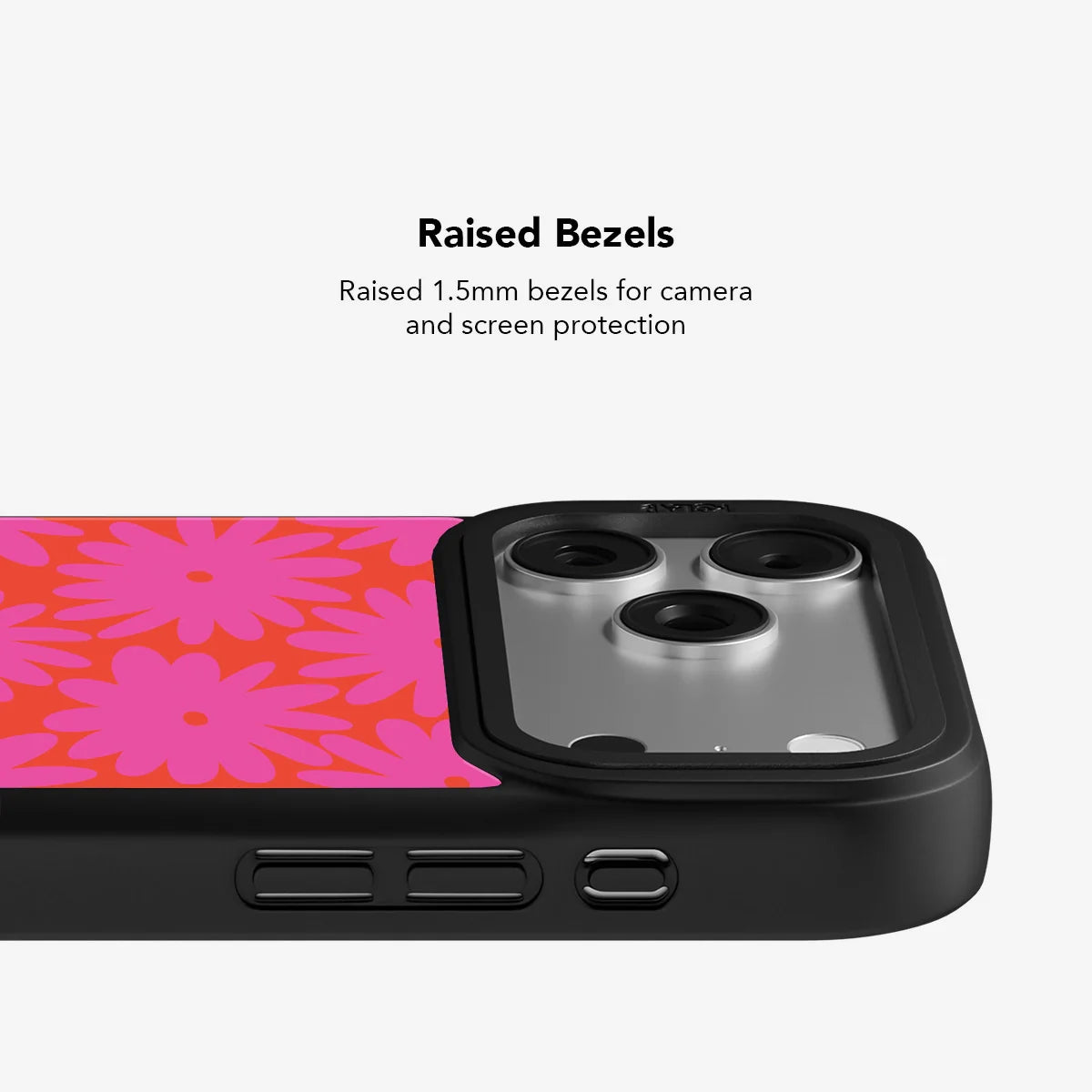 Sunflare Daisy | Retro Pink Floral Phone Case