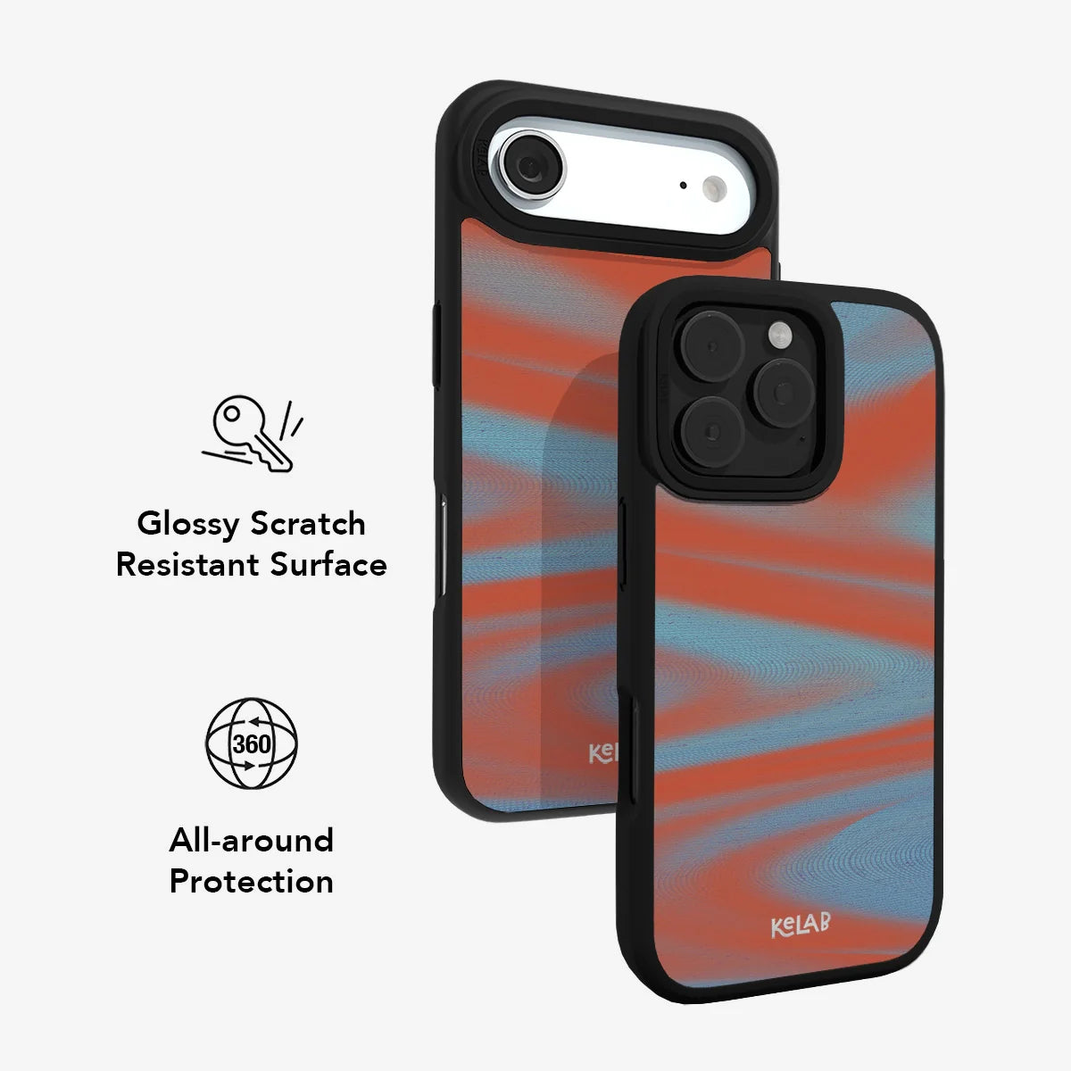 Aalto | Y2K Orange Phone Case with Futuristic Style
