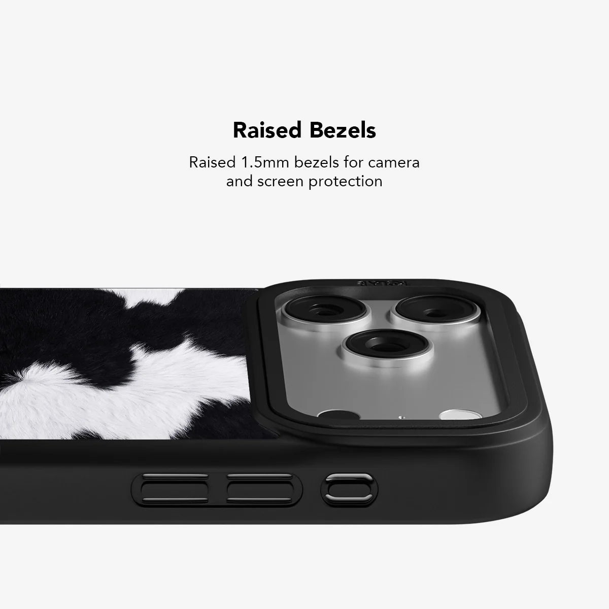 Cow Bell | Black & White Cow Print Phone Case