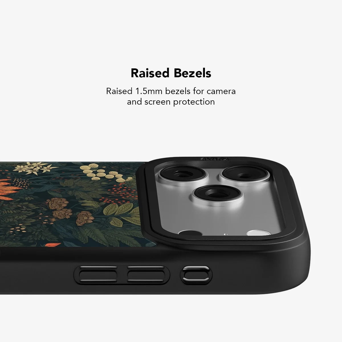 Elderberry Enchantment | Dark Academia Floral Phone Case
