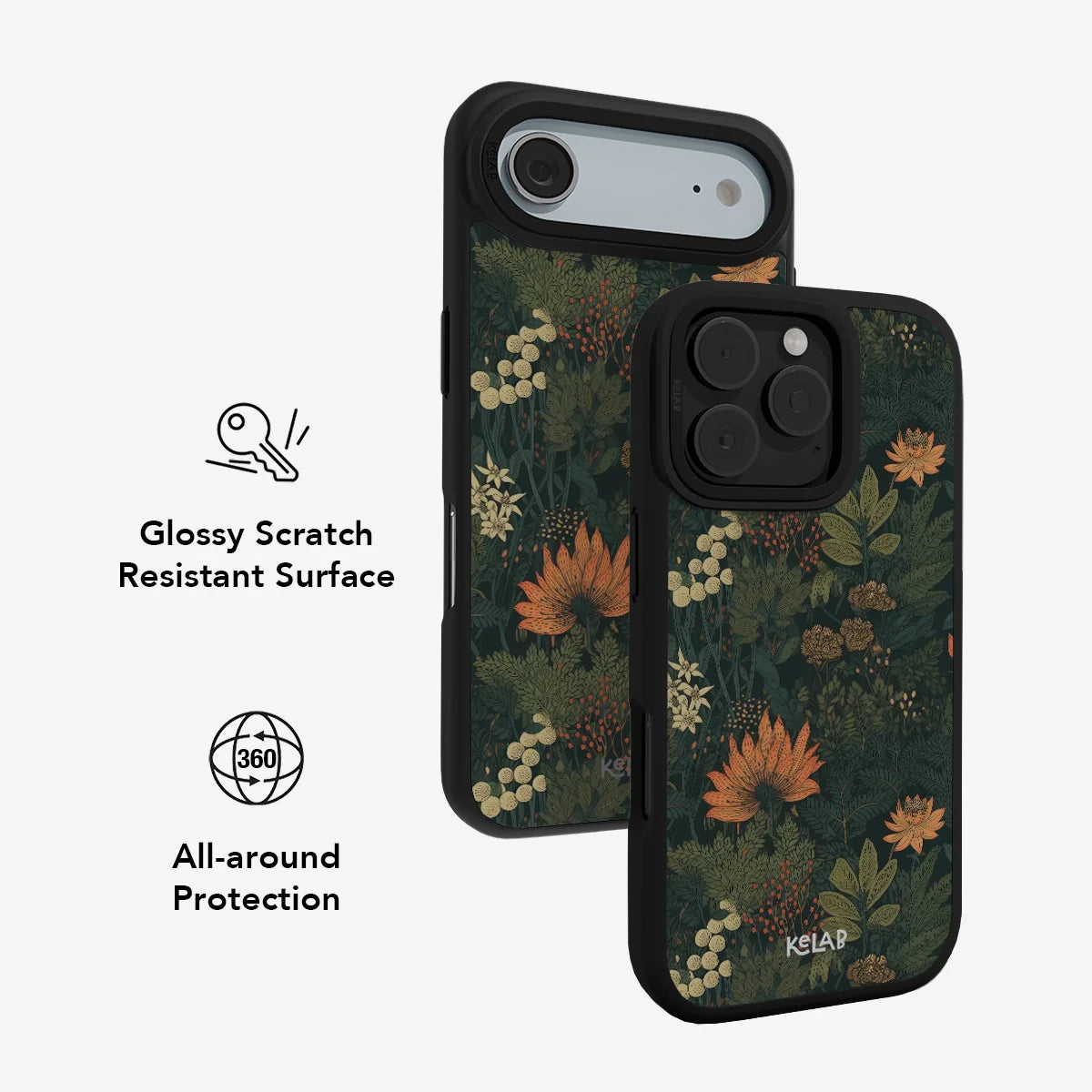 Elderberry Enchantment | Dark Academia Floral Phone Case