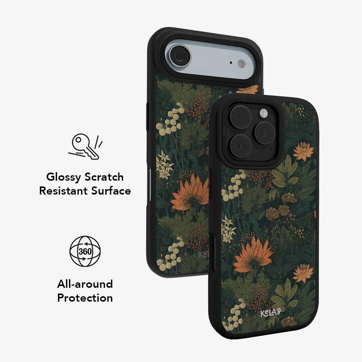 Elderberry Enchantment | Dark Academia Floral Phone Case
