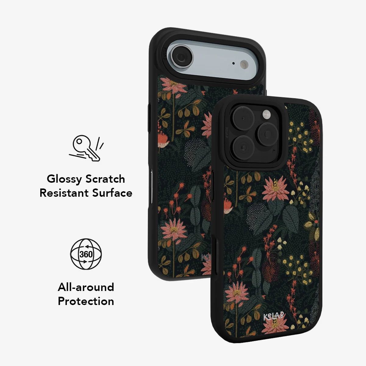 Starlit Botanica | Dark Academia Floral Phone Case