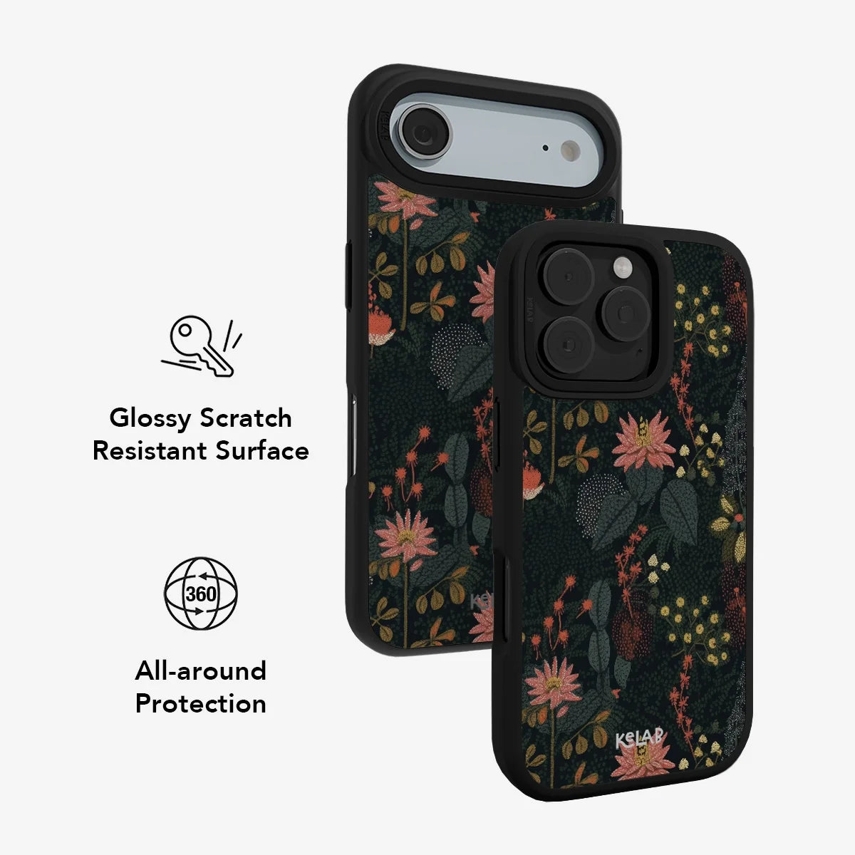 Starlit Botanica | Dark Academia Floral Phone Case