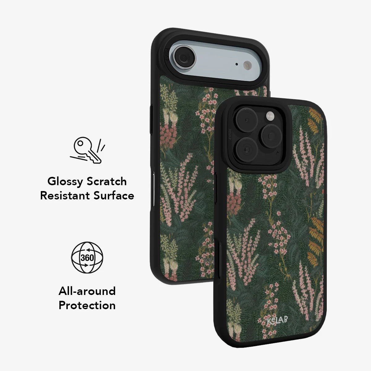 Heather & Hearth | Dark Academia Floral Phone Case