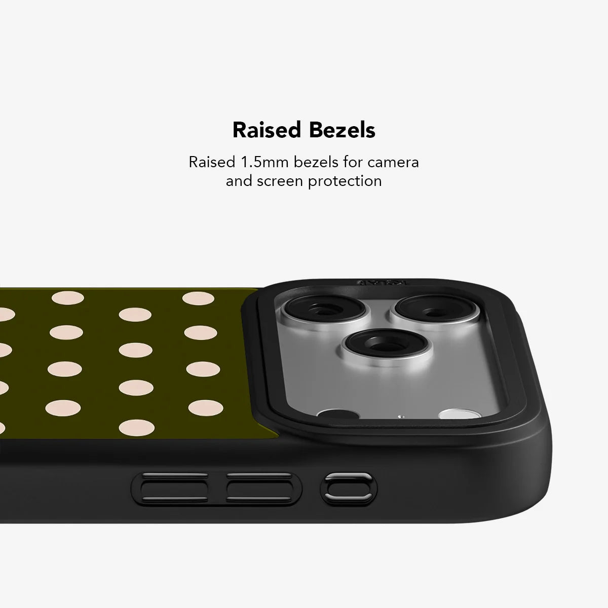 Urban Sage | Olive Polka Dot Phone Case