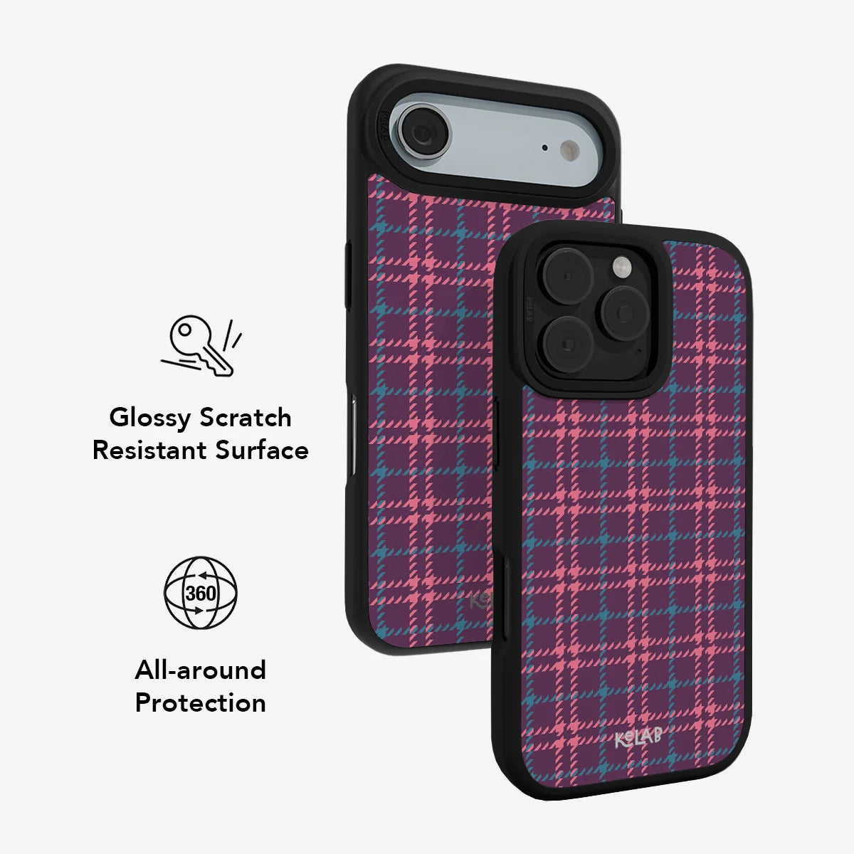 Orchid Tweed | Purple Plaid Phone Case