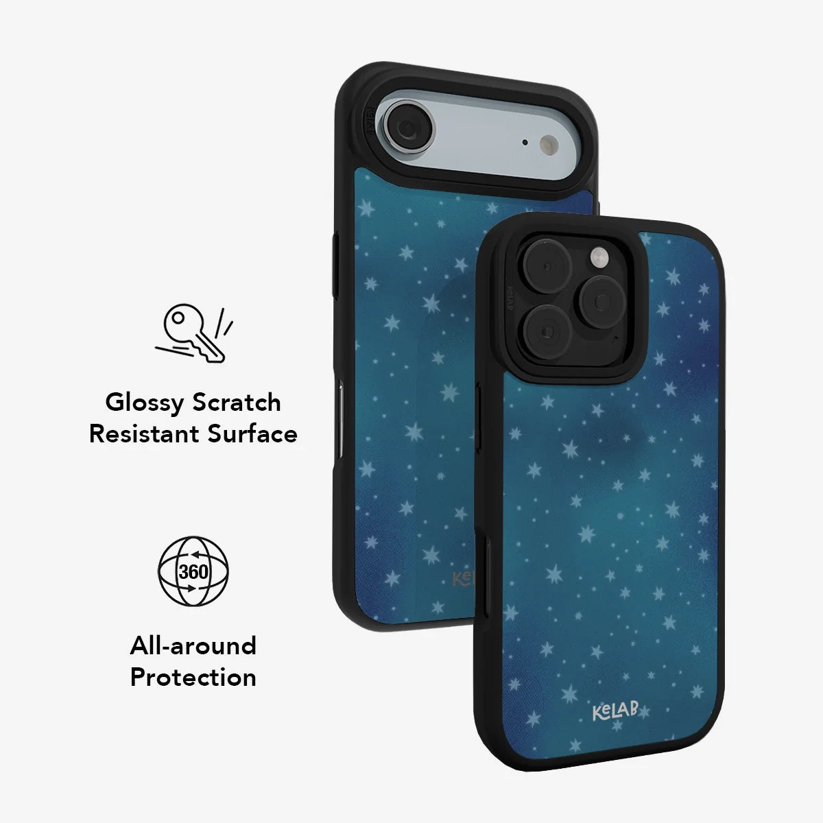 Moon Mist | Starry Midnight Blue Phone Case