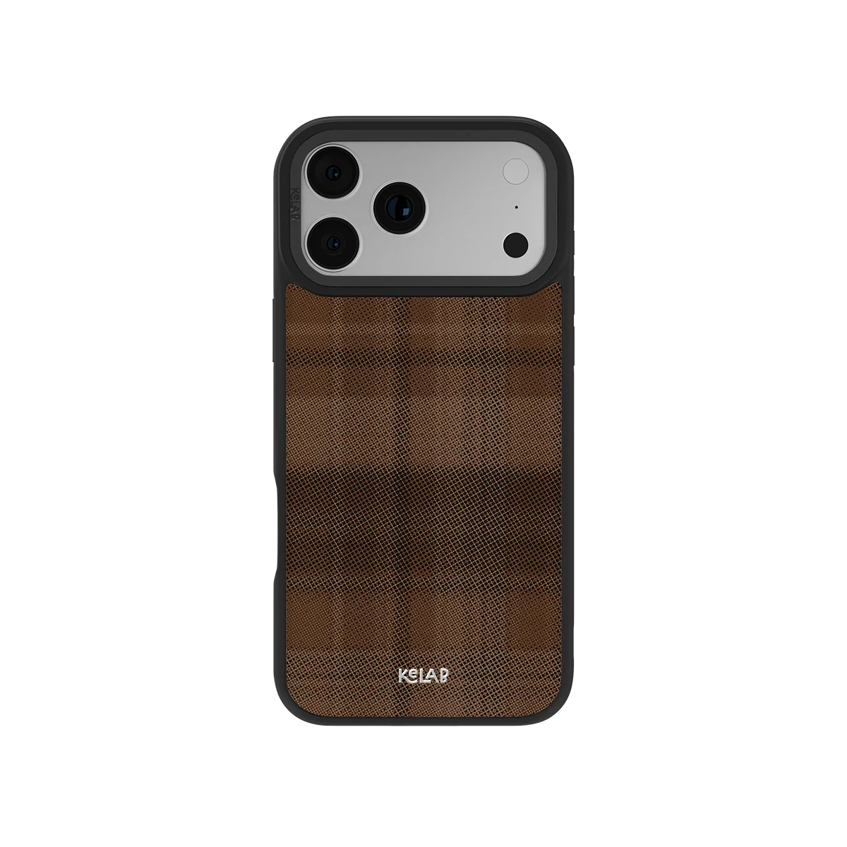Chestnut | Brown Flannel Minimalist Phone Case