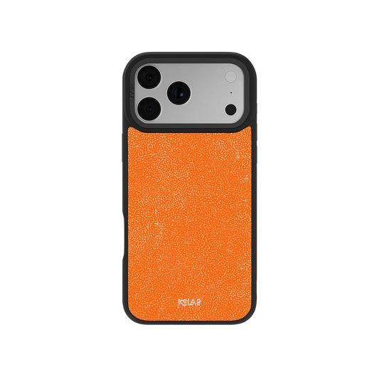 Tangerina | Stipple Electric Orange Phone Case