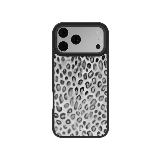 Platinum Predator | Silver Cheetah Print Phone Case
