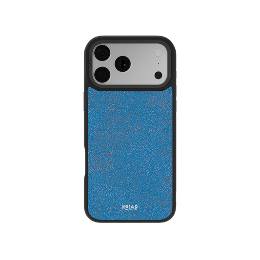 Digital Grain | Blue Micro Dotted Phone Case