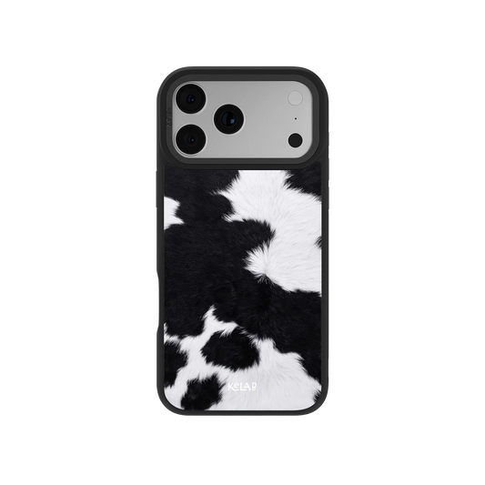 Cow Bell | Black & White Cow Print Phone Case