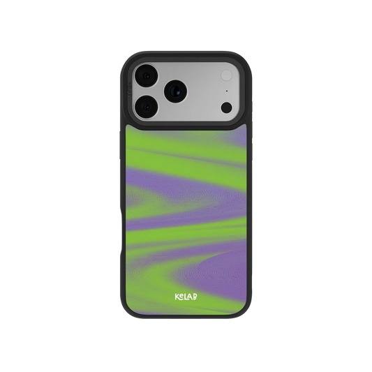 Purple Haze | Y2K Neon Green Phone Case with Futuristic Style