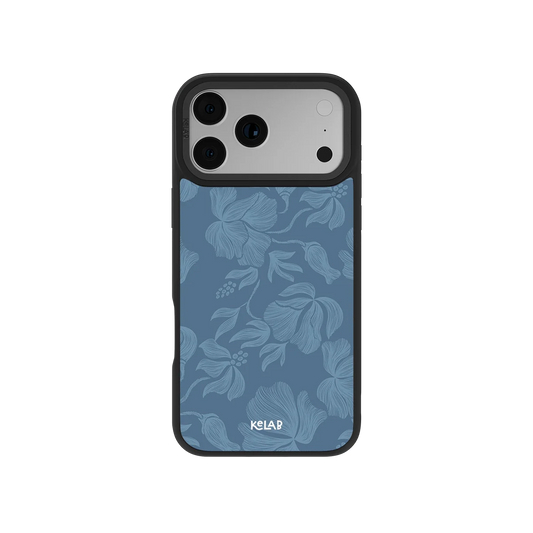 Cerulean | Dusty Blue Minimalist Floral Phone Case