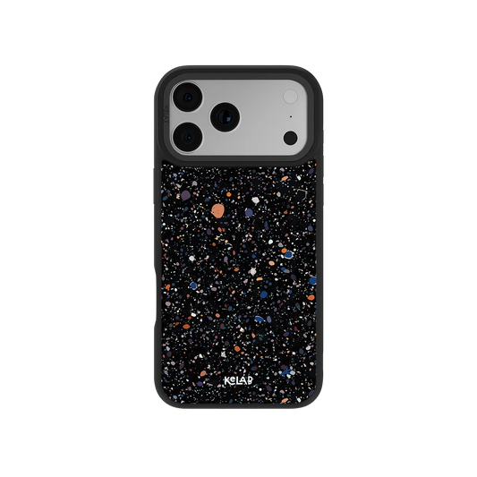 Obsidian Mist | Black Paint Splatter Phone Case