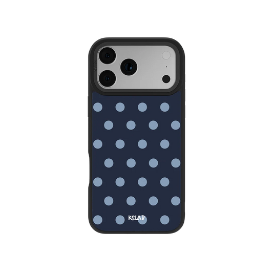 Abyssal Dot | Blue Polka Dot Phone Case