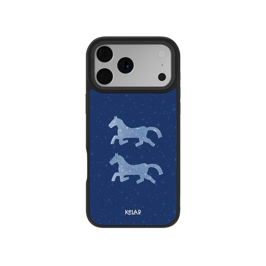 Pegasus Night | Blue Horse Phone Case