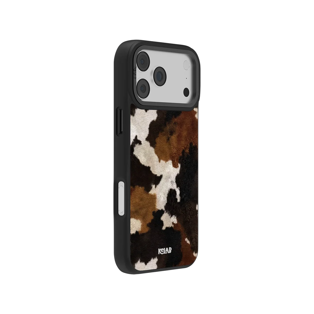 Cattle Drive | Brown and Black Cow Print Phone Case