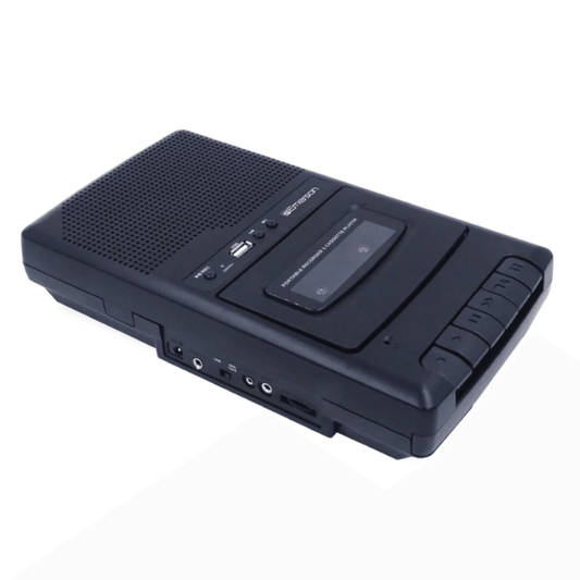 Emerson Portable Cassette Player and Recorder w Digital Conversion and Mic Input