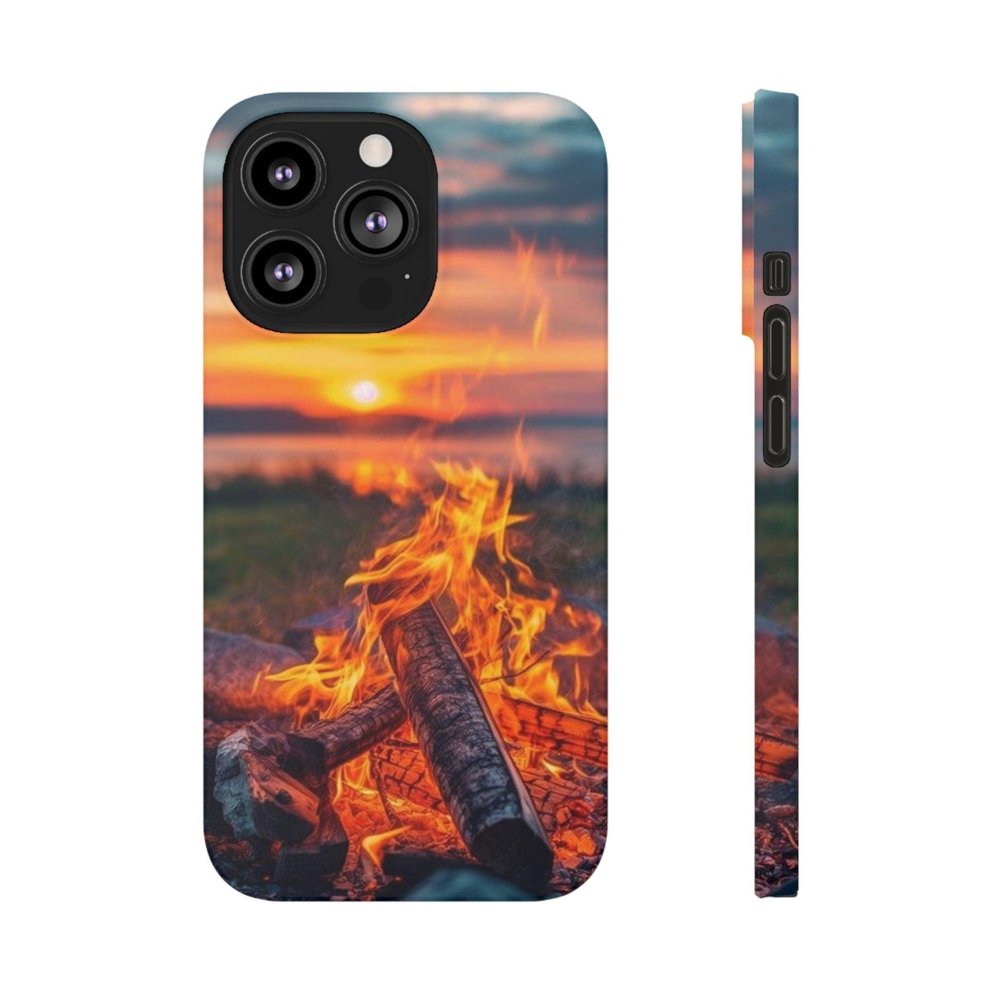 Woodland Fire Phone Case – Warmth of Nature’s Blaze on Your Device