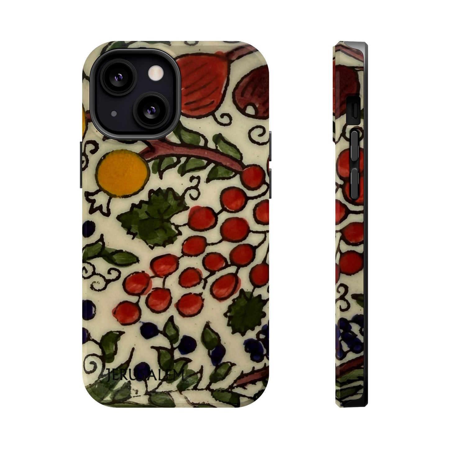 Jerusalem City Fruits Design Iphone Magnetic Tough Case