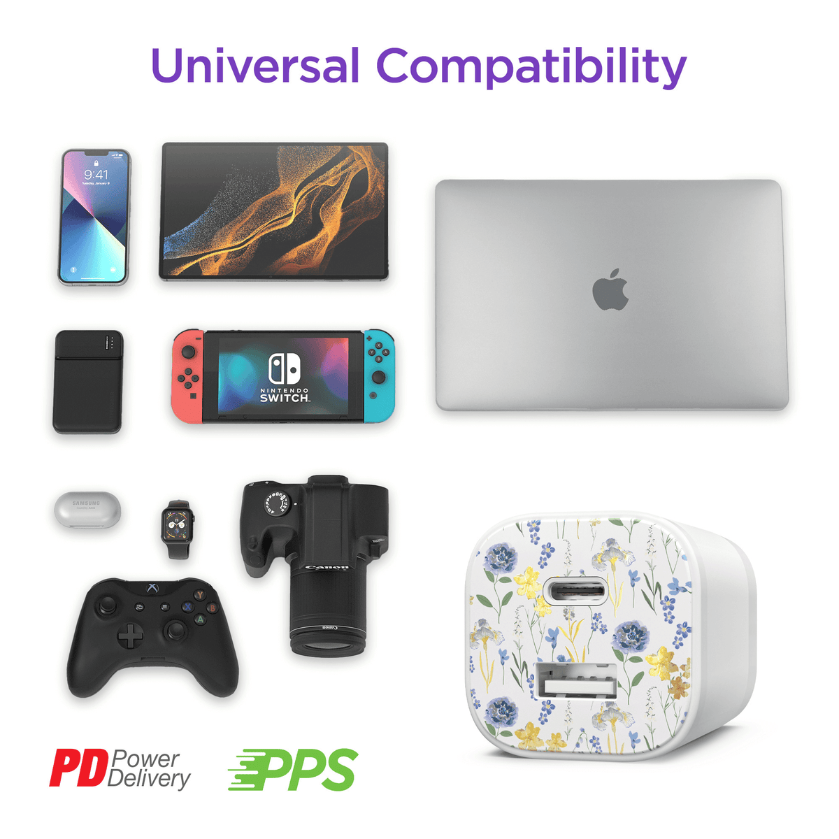 HyperGear TECHcessories 30W USB-C PD Charging Kit with Travel Pouch
