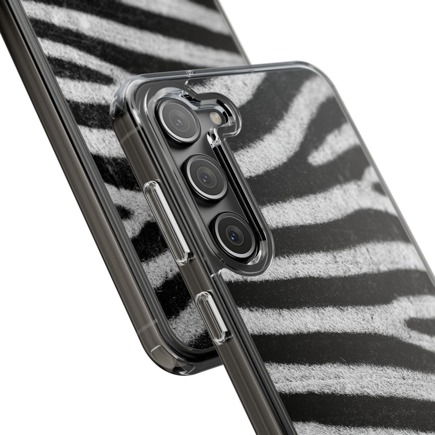 Clear Cases Black and White Zebra Stripes