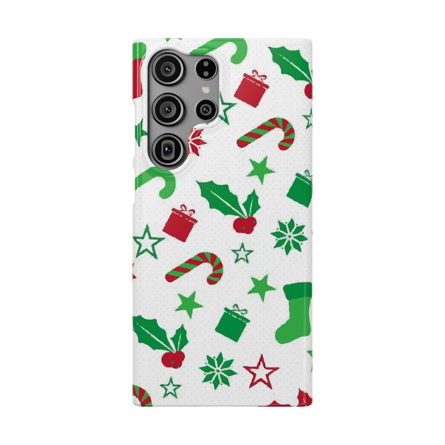 Custom Samsung Tough Phone Case – Christmas Santa Holiday Design, Festive Xmas Protection