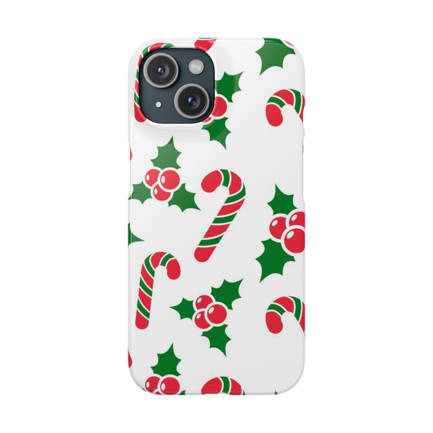 Custom iPhone Tough Phone Case – Christmas Santa Holiday Design, Festive Xmas Protection