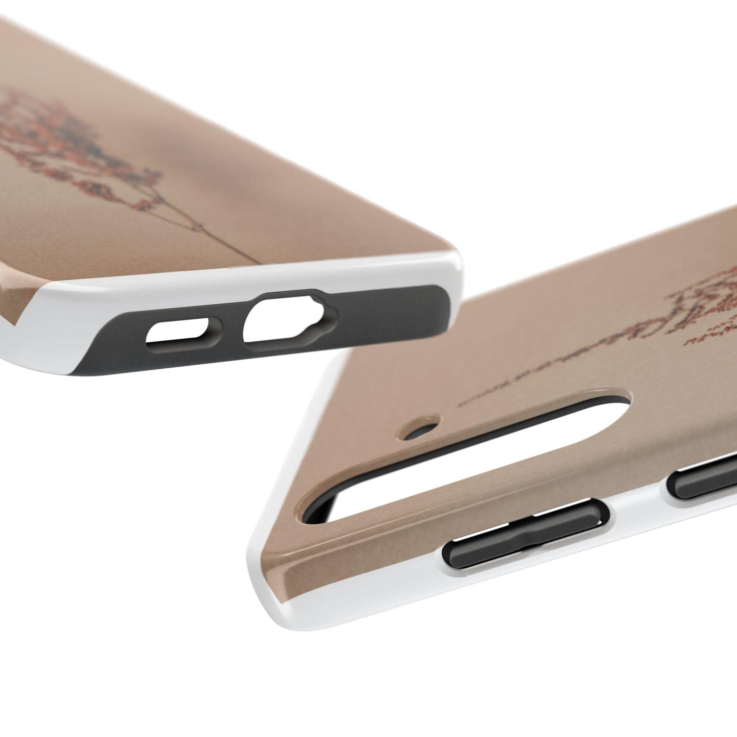Brown Dry Leaf Tough Phone Cases