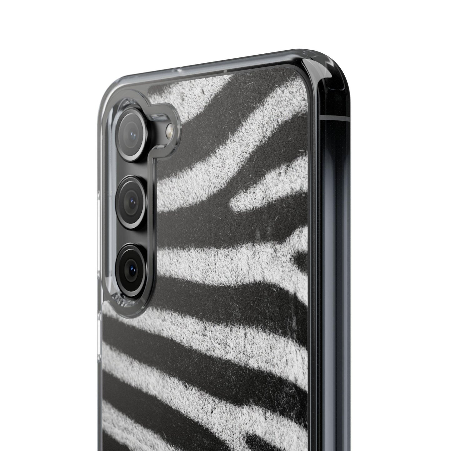 Clear Cases Black and White Zebra Stripes