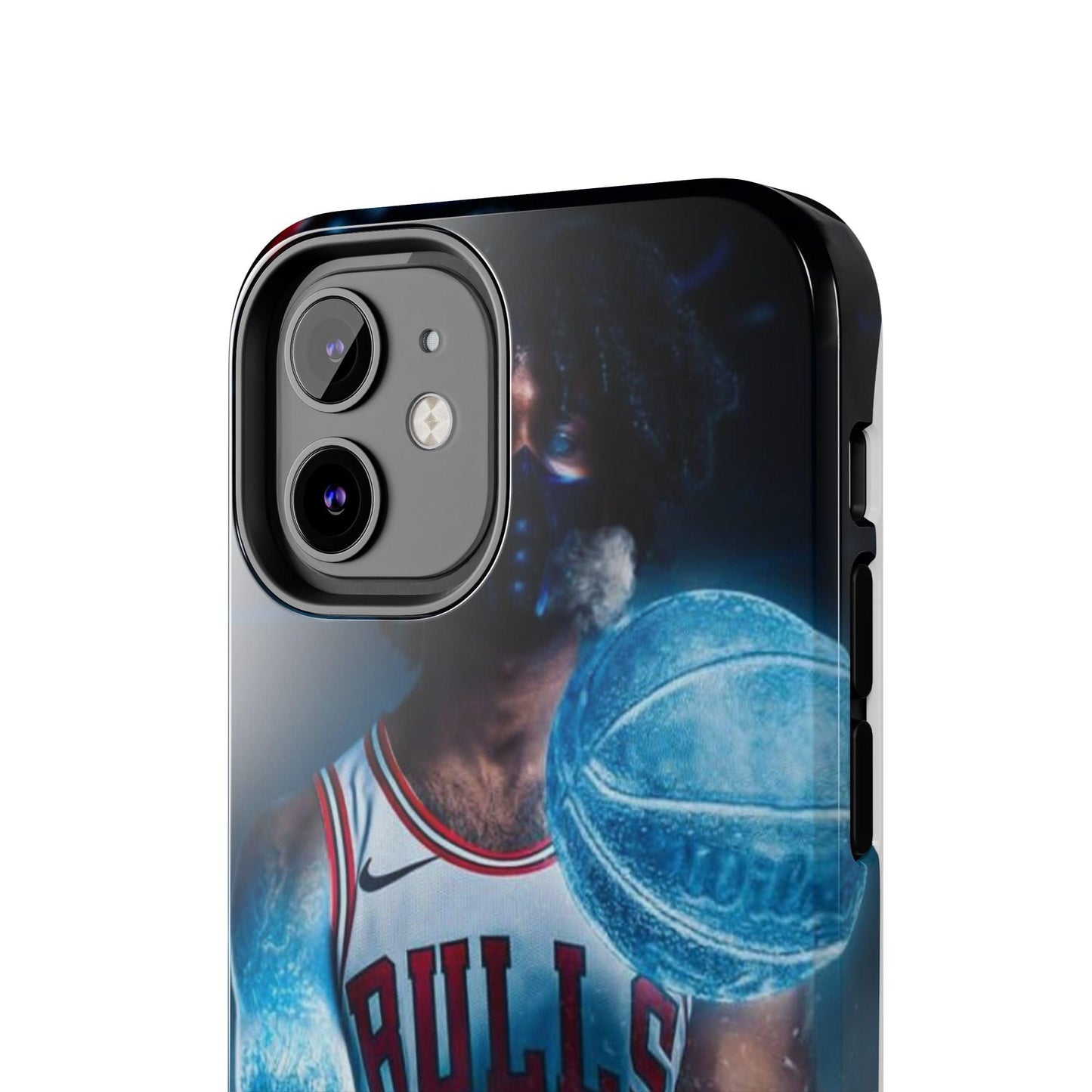 Coby White Chicago Bulls NBA Basketball Printed Tough Phone Case for iPhone & Samsung Galaxy - Dynamic Player Action Design