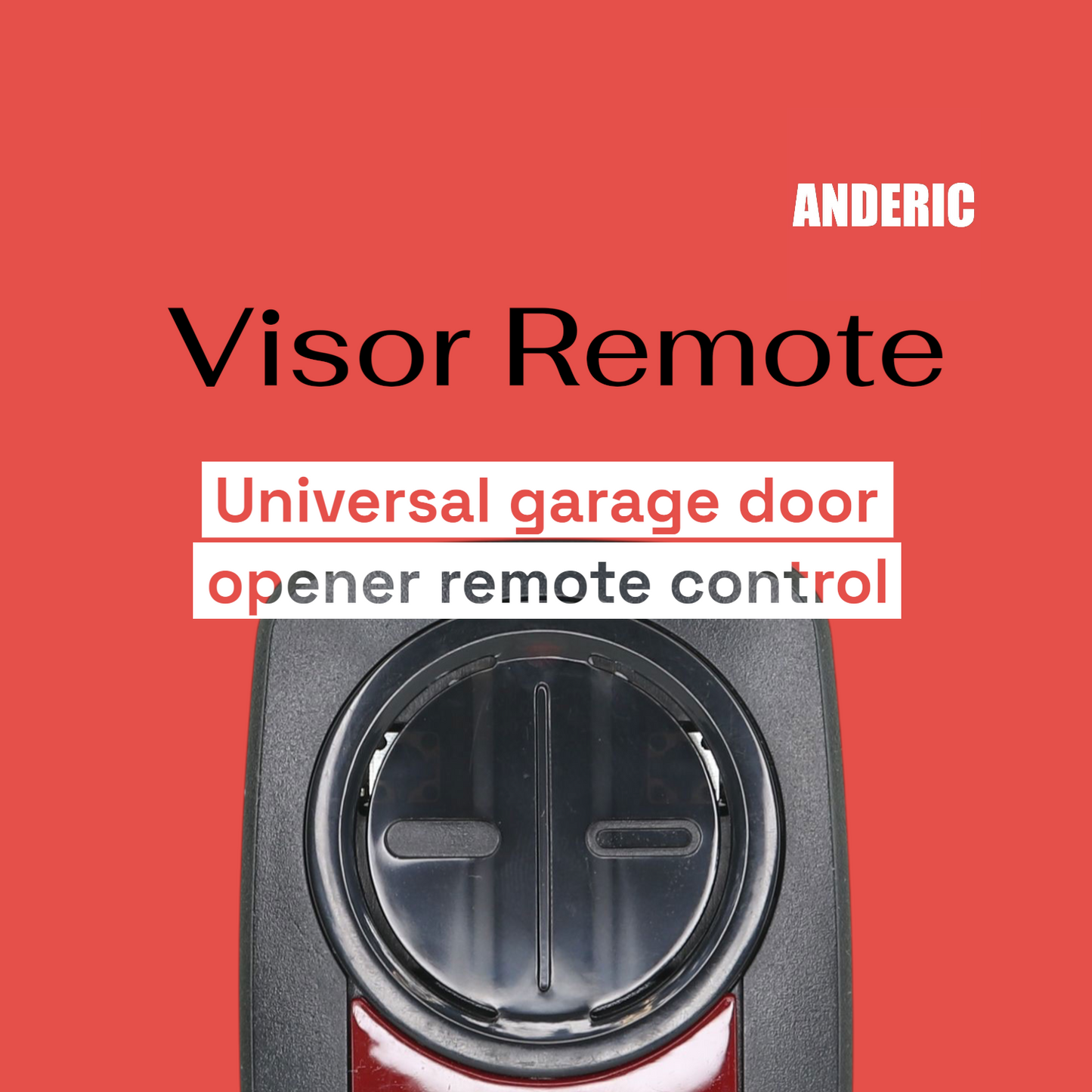 Anderic 375UT Universal 2-Button Garage Door Opener Remote Control for LiftMaster, Chamberlain, Genie, Craftsman, Linear, and Wayne Dalton