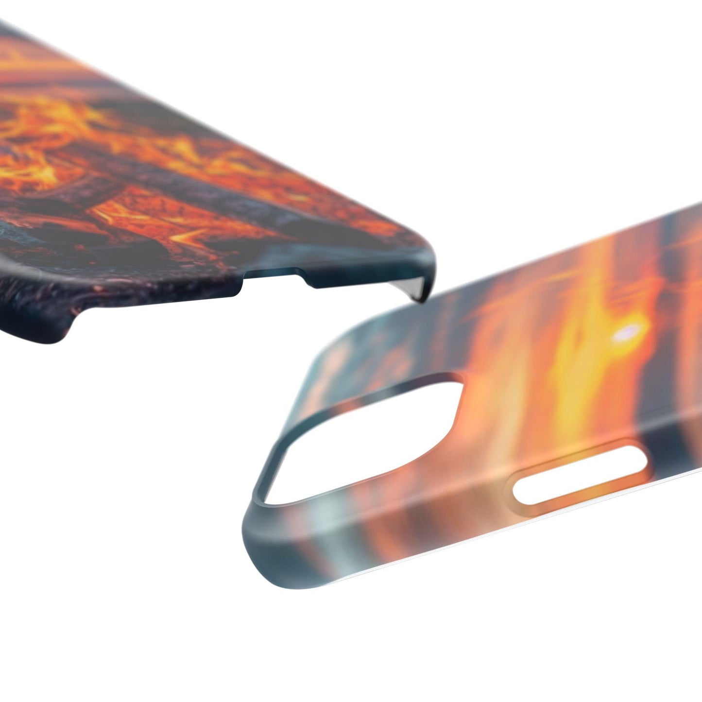 Woodland Fire Phone Case – Warmth of Nature’s Blaze on Your Device