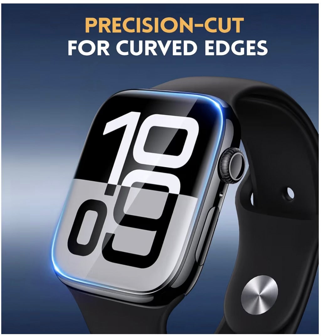 Apple Watch Series 9/8/7 (41mm) TPU Screen Protectors – 7 Pack with Clear Case