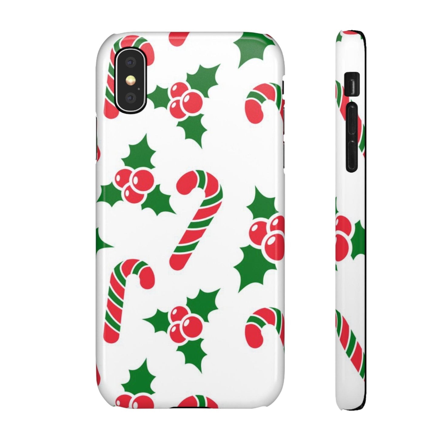 Custom iPhone Tough Phone Case – Christmas Santa Holiday Design, Festive Xmas Protection
